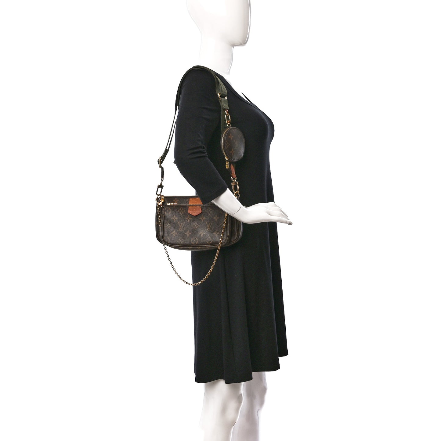 Monogram Multi Pochette Accessories Kaki