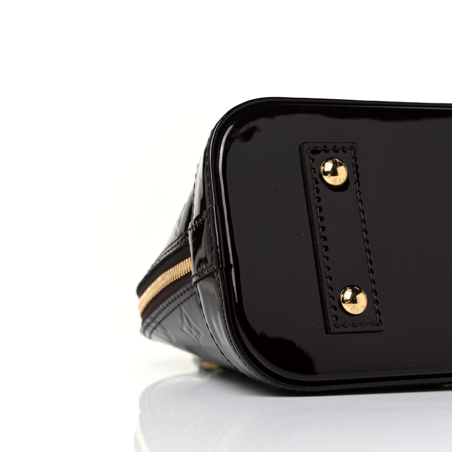 Louis Vuitton Vernis Alma BB Amarante 5 of 8