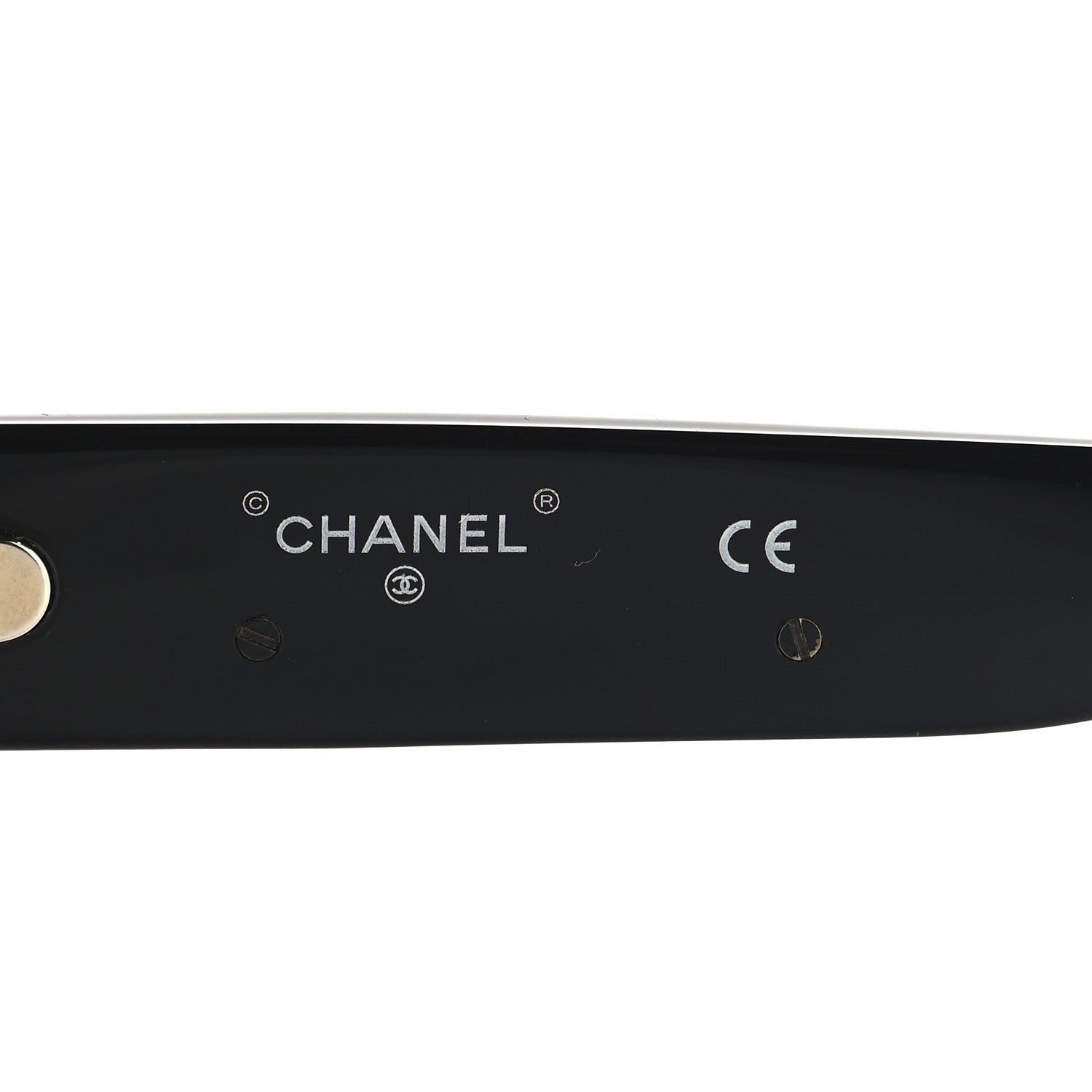 Chanel Acetate CC Sunglasses 71473 Black White 5 of 6
