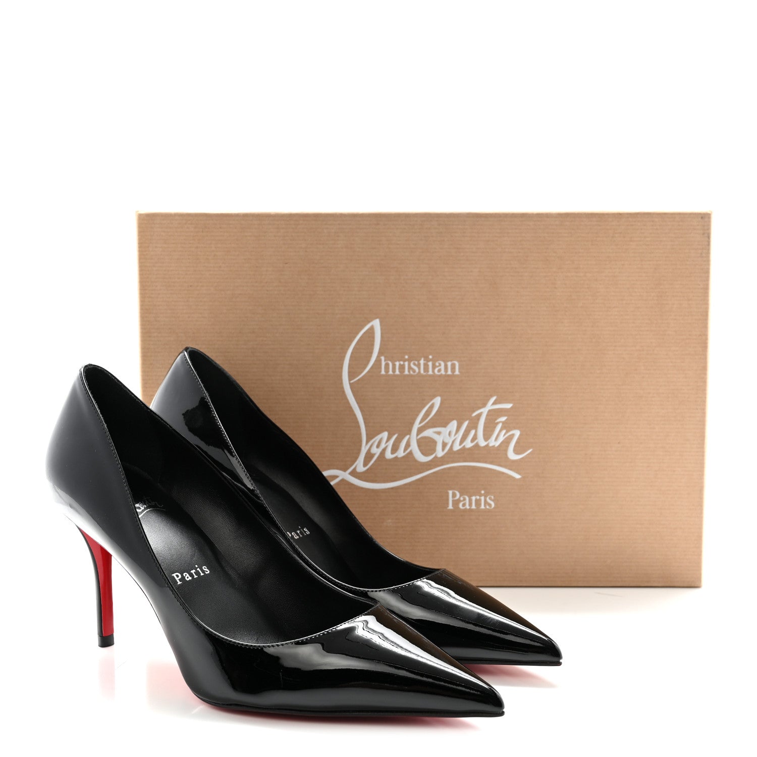 Christian Louboutin Patent Miss Z 80 Pumps 36 Black 9 of 9