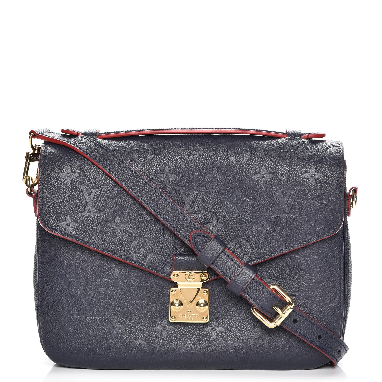 Louis Vuitton Empreinte Pochette Metis Marine Rouge 1 of 8