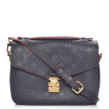 Louis Vuitton Empreinte Pochette Metis Marine Rouge 1 of 8