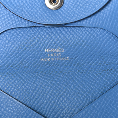 Hermes Epsom Bastia Coin Purse Bleu Paradis 5 of 6