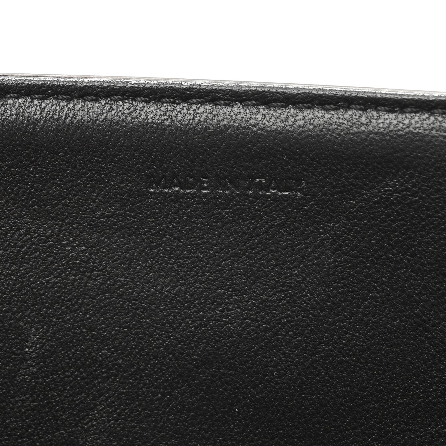 Shiny Calfskin Medium Triomphe Black