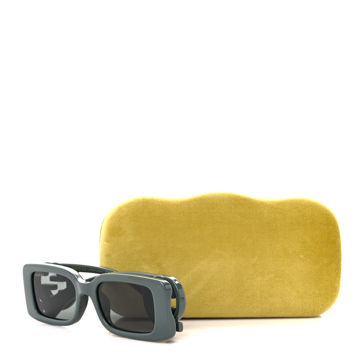 Acetate Rectangle Frame Sunglasses GG1325S Dark Grey