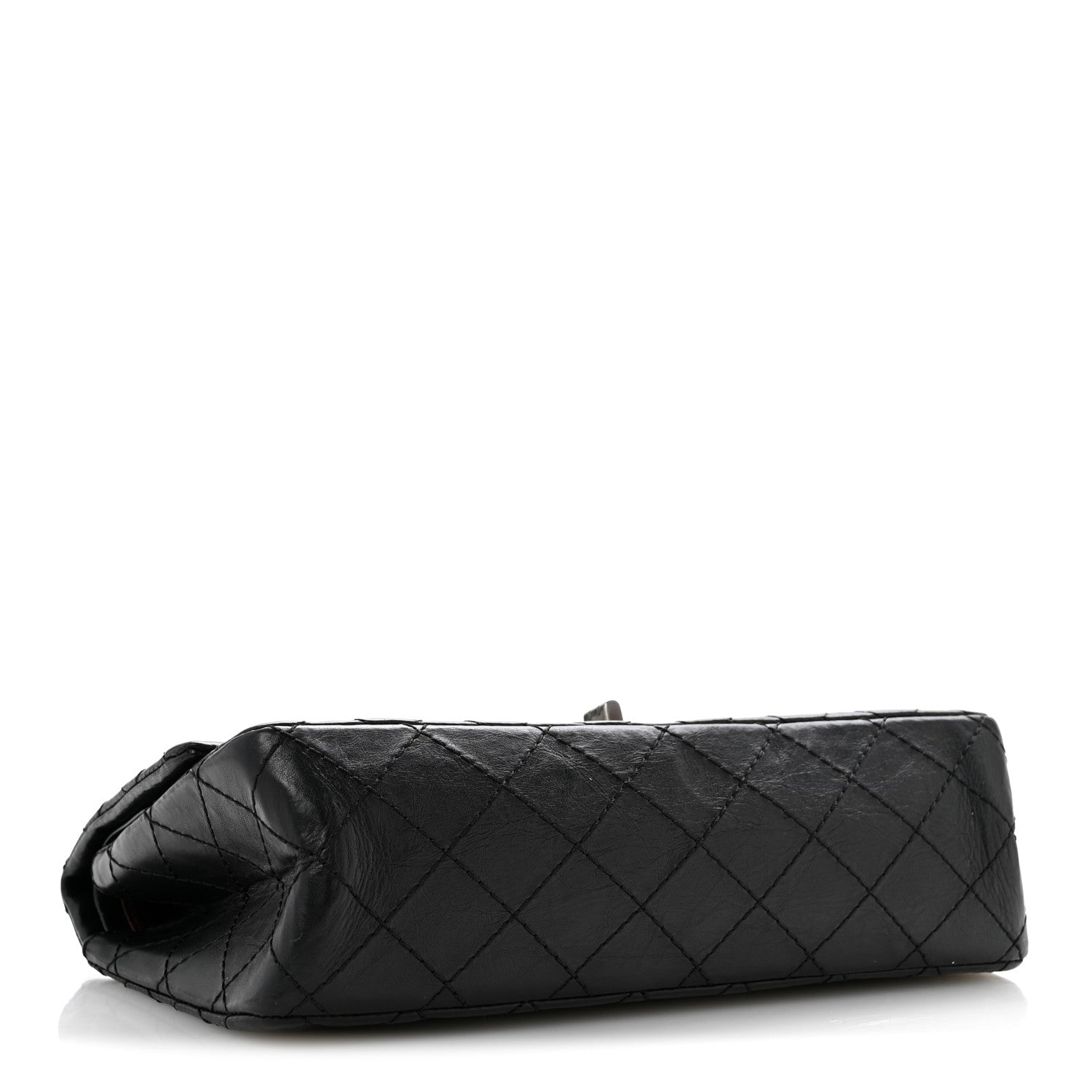 Chanel Aged Calfskin Quilted 2.55 Reissue 225 Flap Black 4 of 13