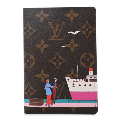 Louis Vuitton Monogram 2016 Christmas Animation Passport Cover Rose Ballerine 1 of 7