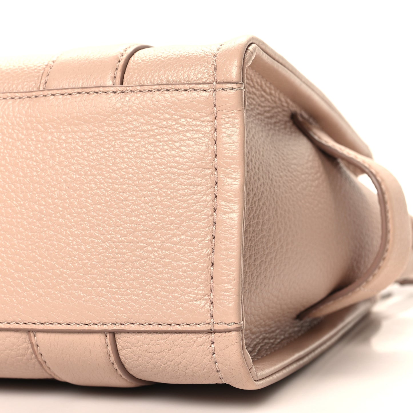 Grained Calfskin Small The Tote Bag Rose Dust