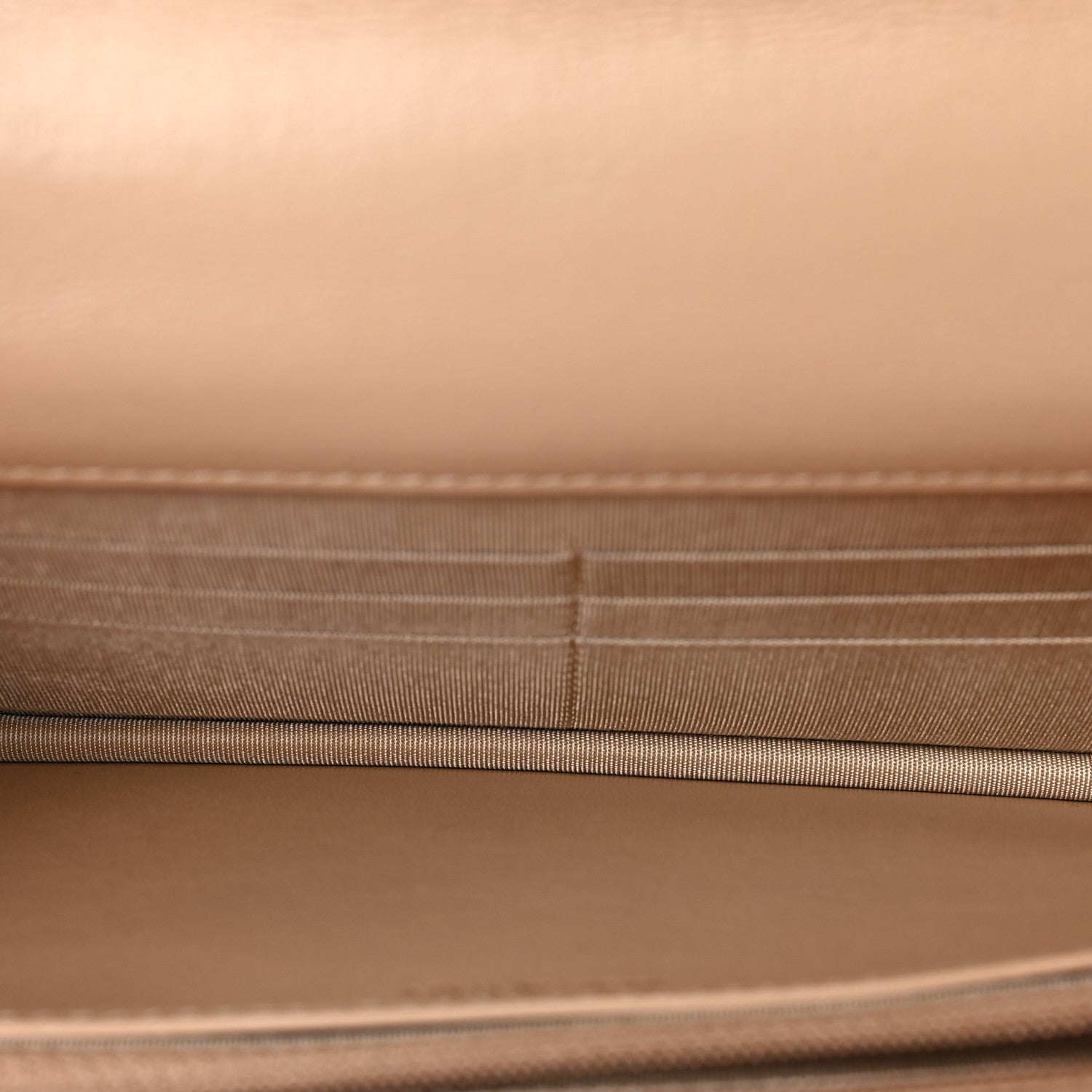 Chanel Lambskin Quilted Chanel 19 Wallet On Chain WOC Beige 5 of 9