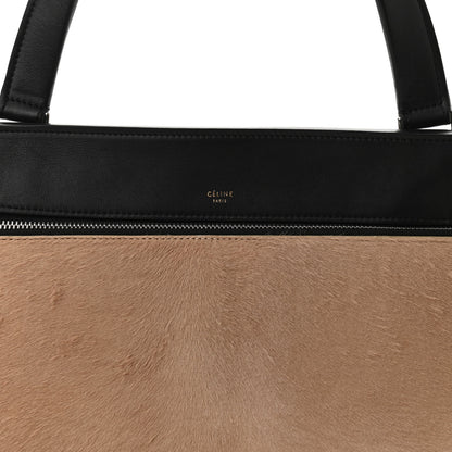 Celine Pony Hair Calfskin Medium Edge Shoulder Bag Praline 10 of 10