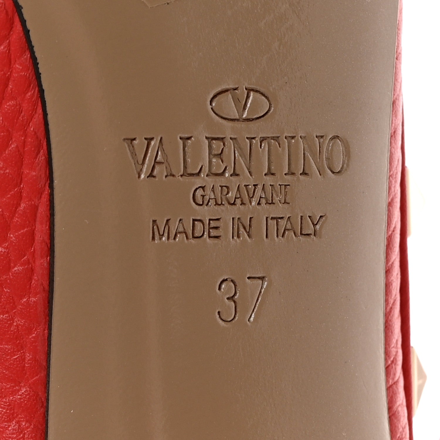 Valentino Garavani Pebbled Calfskin Rockstud Ankle Strap 100mm Pumps 37 Rock Pink 6 of 10