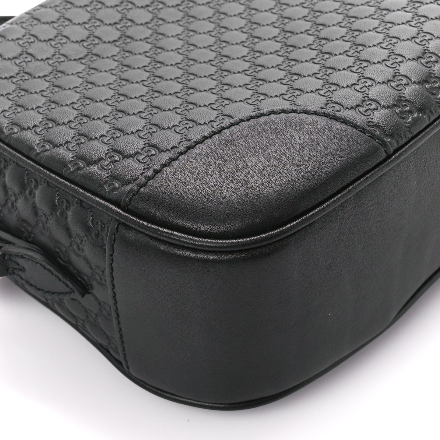 Microguccissima Mini Bree Messenger Bag Black