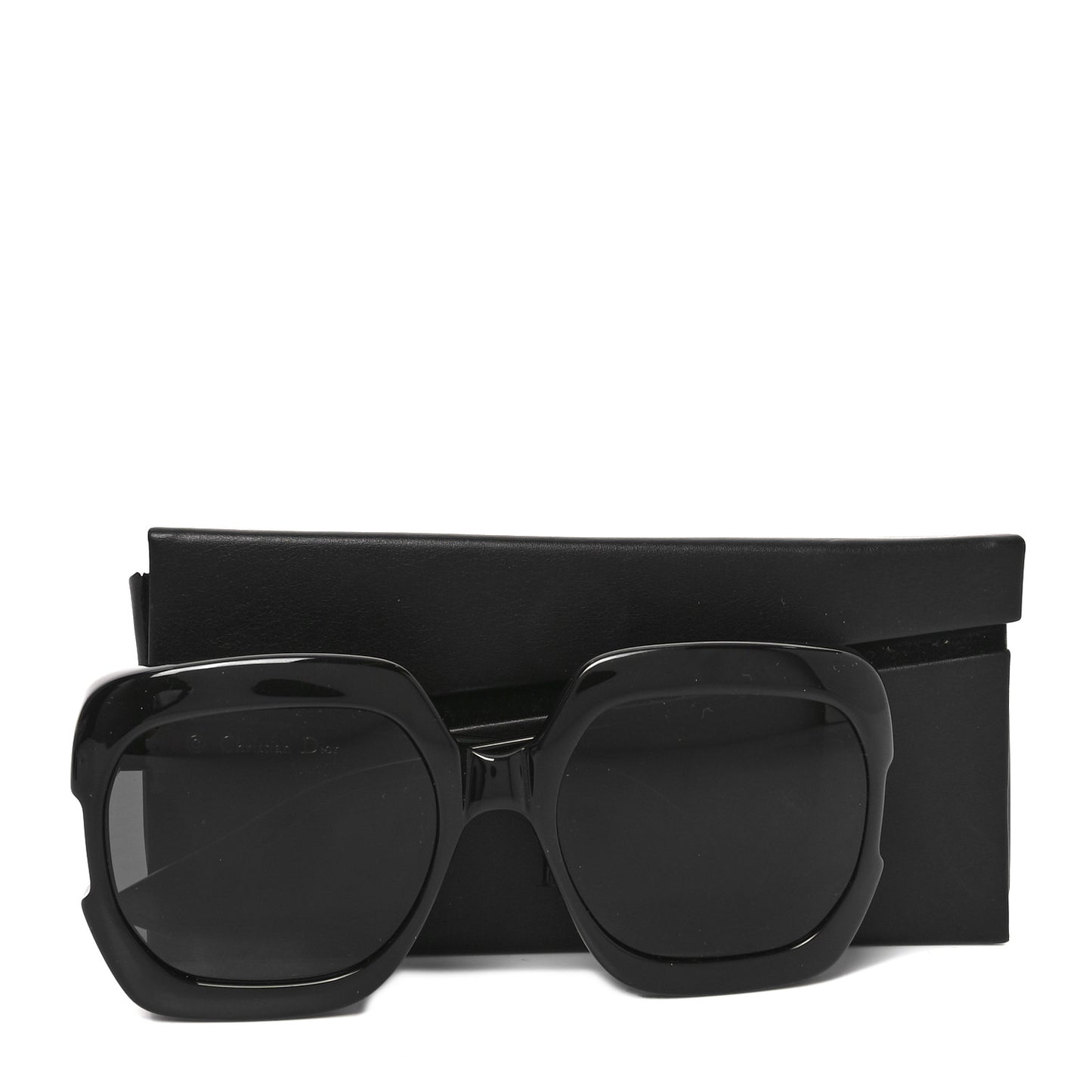 Square Gaia Sunglasses Black
