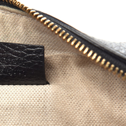 Gucci Grained Calfskin Sylvie Web Kingsnake Small Camera Bag Black Multicolor 7 of 13
