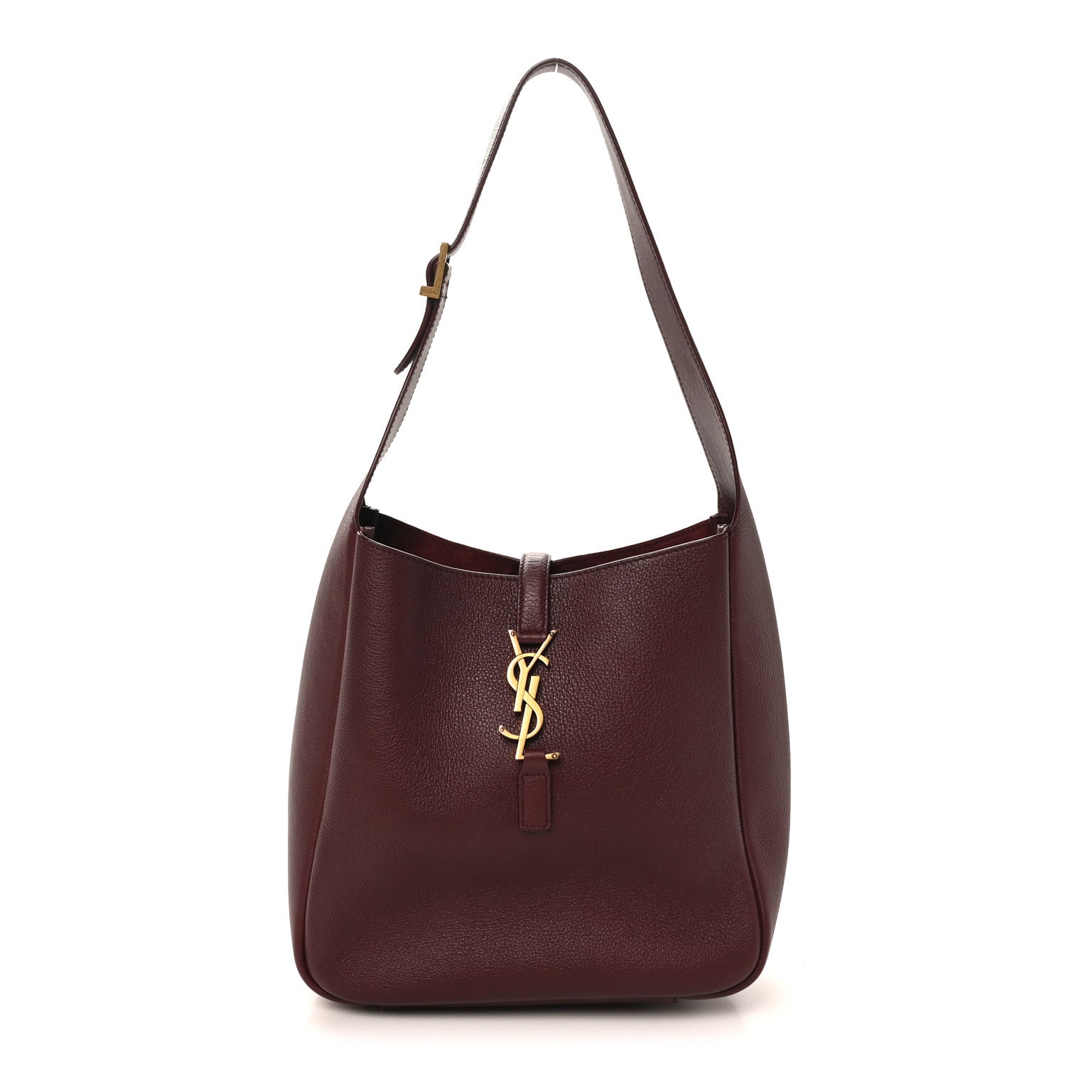 Saint Laurent Smooth Calfskin Small Le 5 A 7 Soft Hobo Rouge Legion 1 of 10