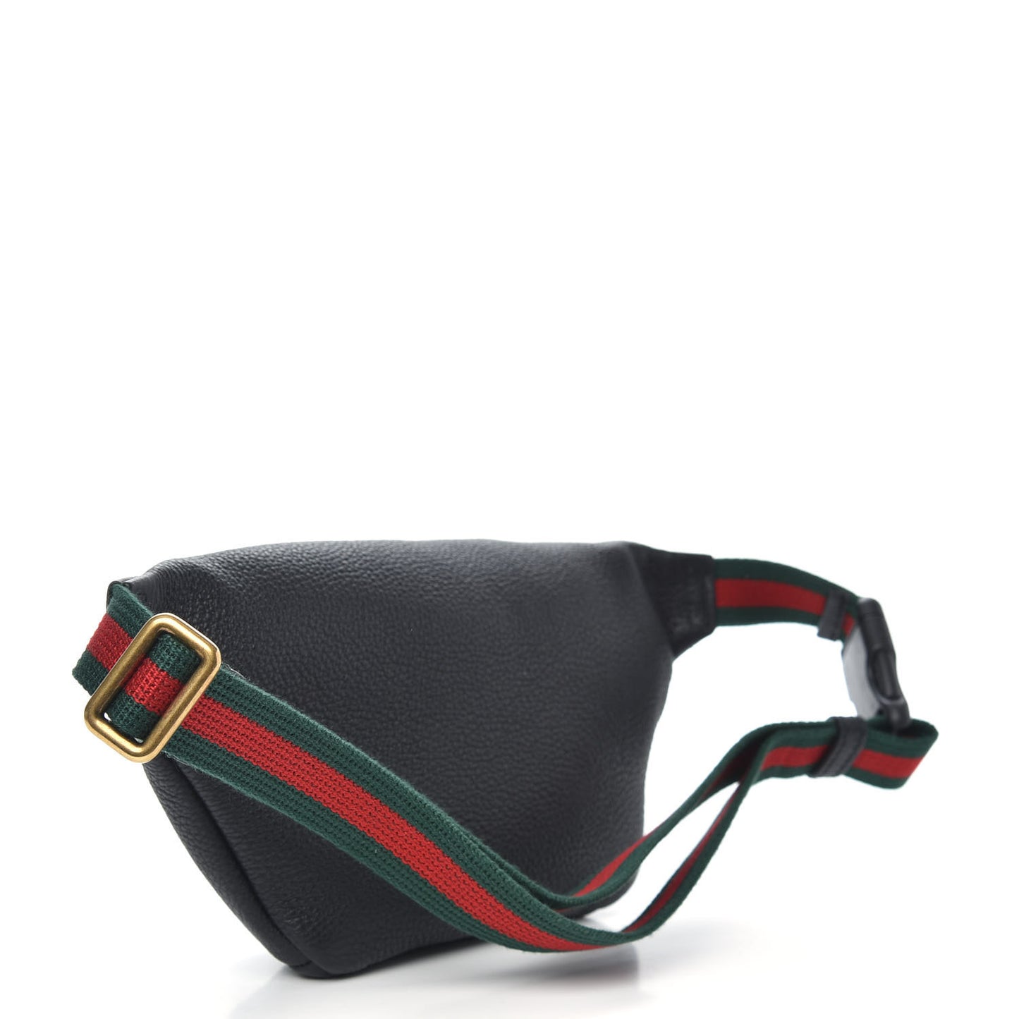 Grained Calfskin Small Logo Belt Bag Black