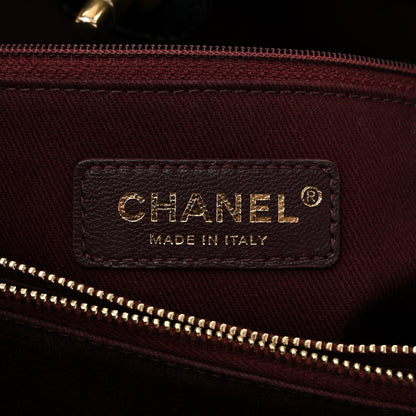 Chanel Calfskin Stitched Large Shopping Tote Bag Black 6 of 10