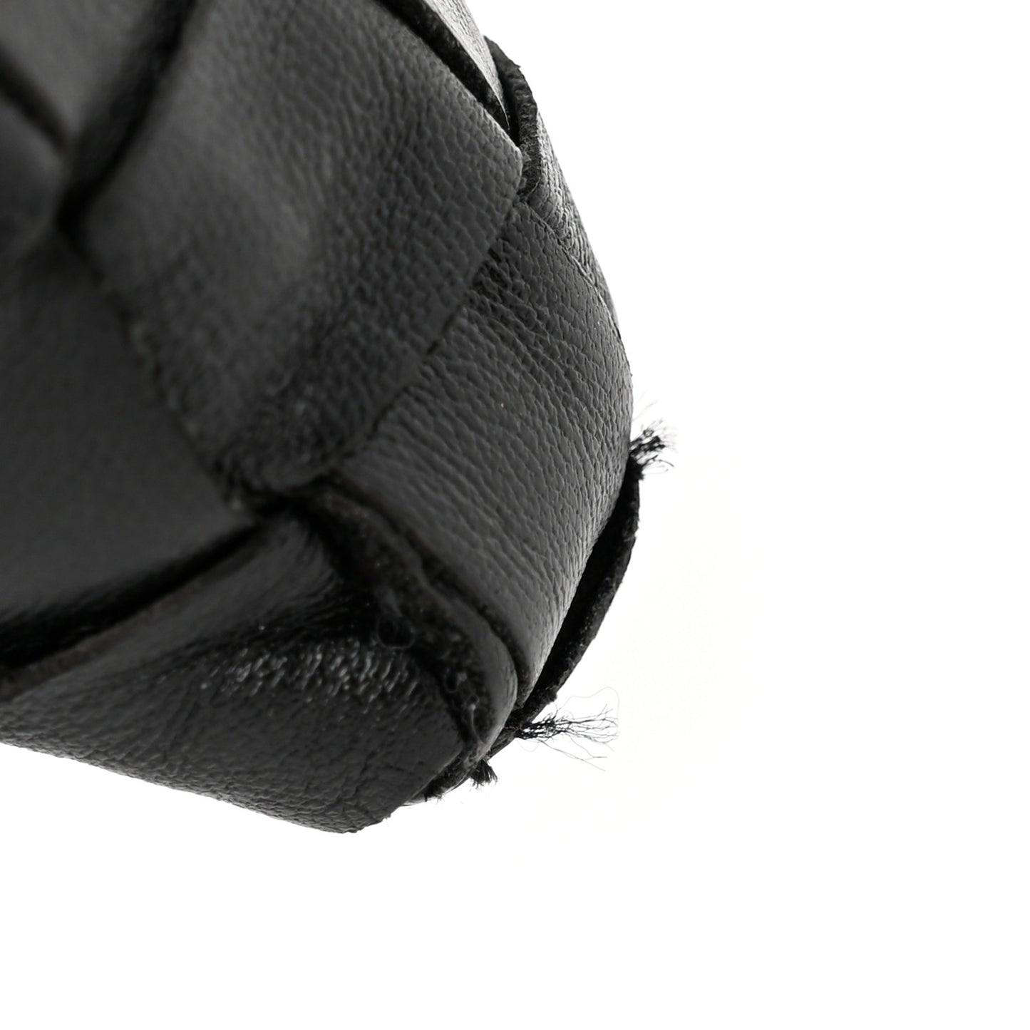 Calfskin Intrecciato Small Hop Black