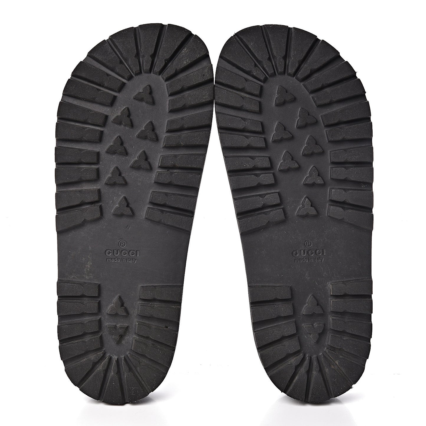 Rubber Web Mens Lug Sole Slide Sandals 6 Black Green Red
