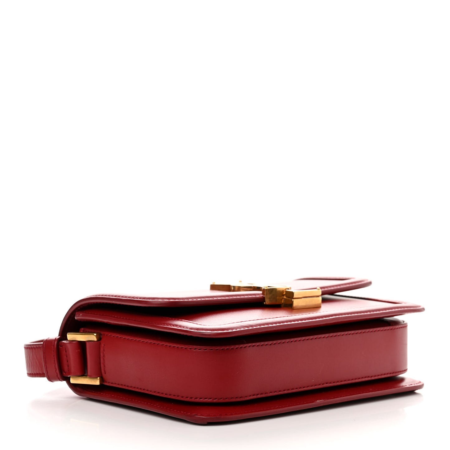 Smooth Calfskin Small Solferino Satchel Rouge Opyum