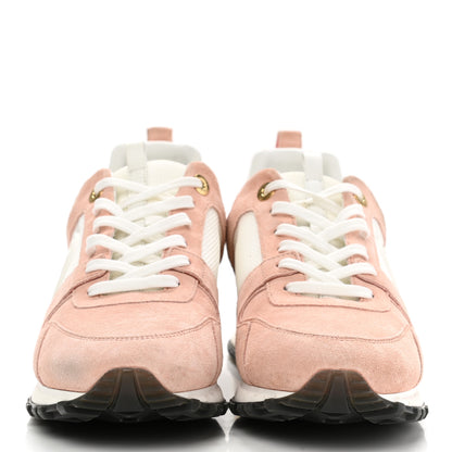 Louis Vuitton Suede Calfskin Run Away Sneakers 41 Pink 2 of 13