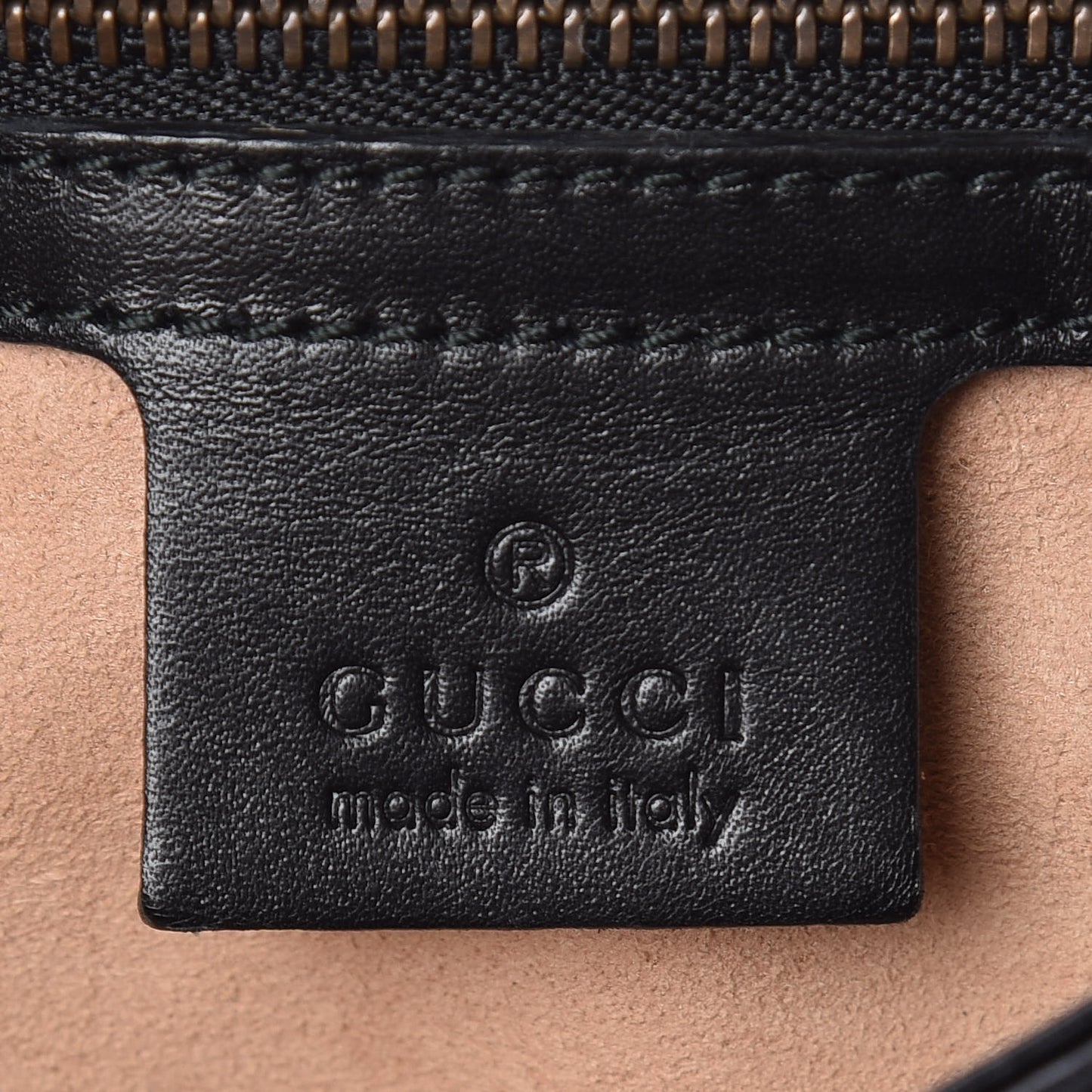 Calfskin Matelasse Medium GG Marmont Shoulder Bag Black