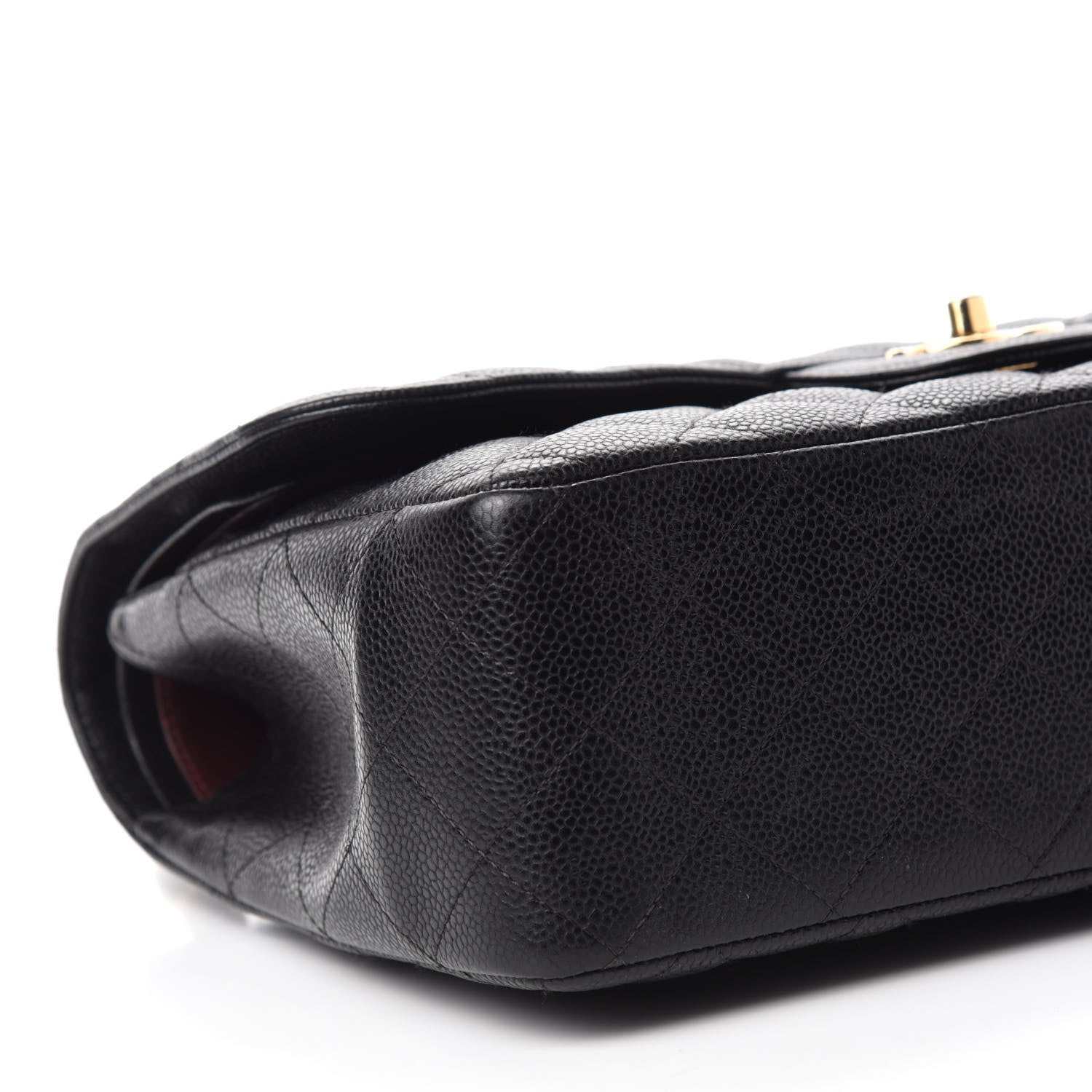 Chanel Caviar Quilted Jumbo Double Flap Black 6 of 16
