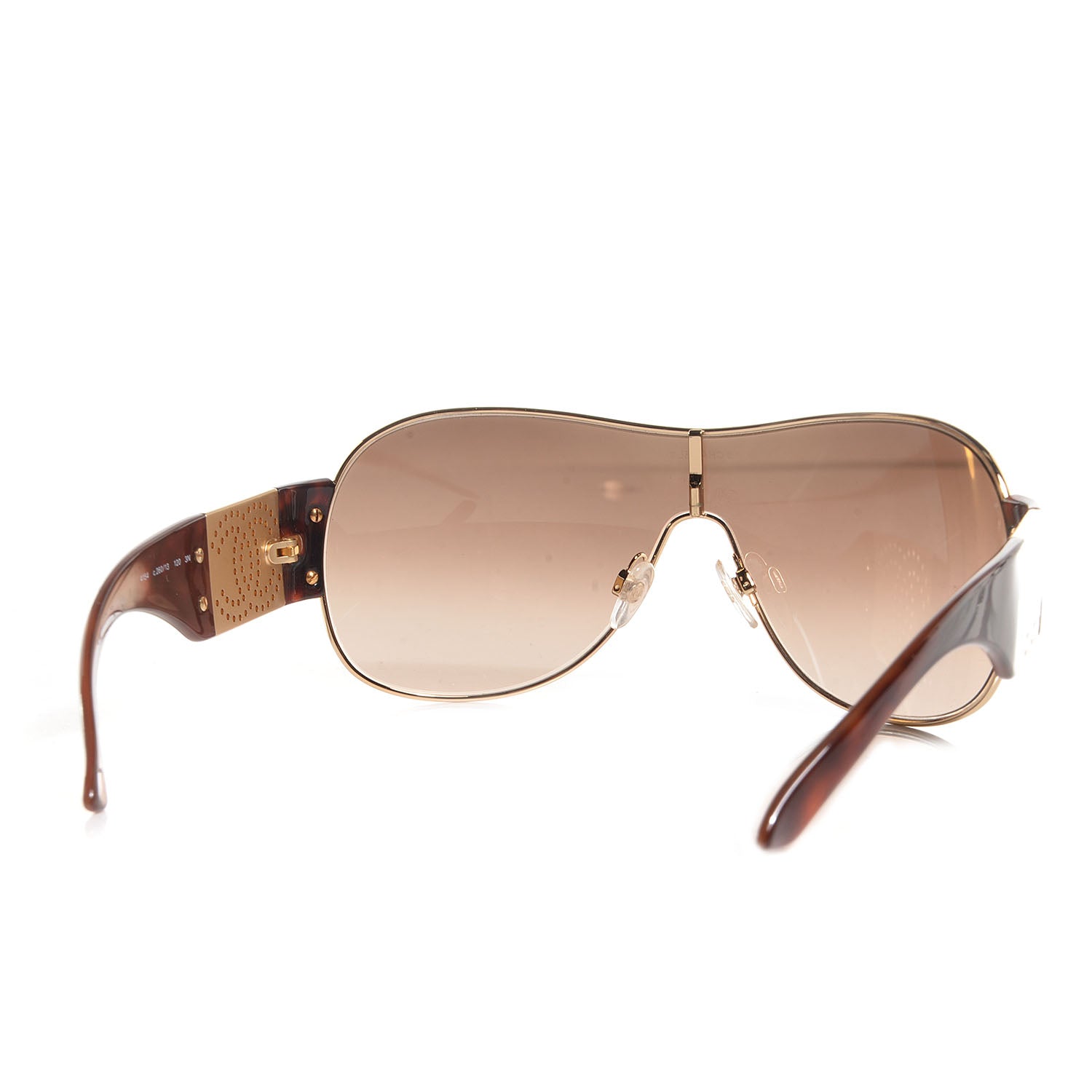 Chanel Tortoise Shell Sunglasses 4154 Brown 2 of 5