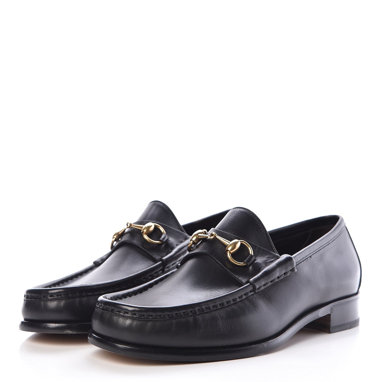 Calfskin Mens 1953 Horsebit Loafers 9.5 Black