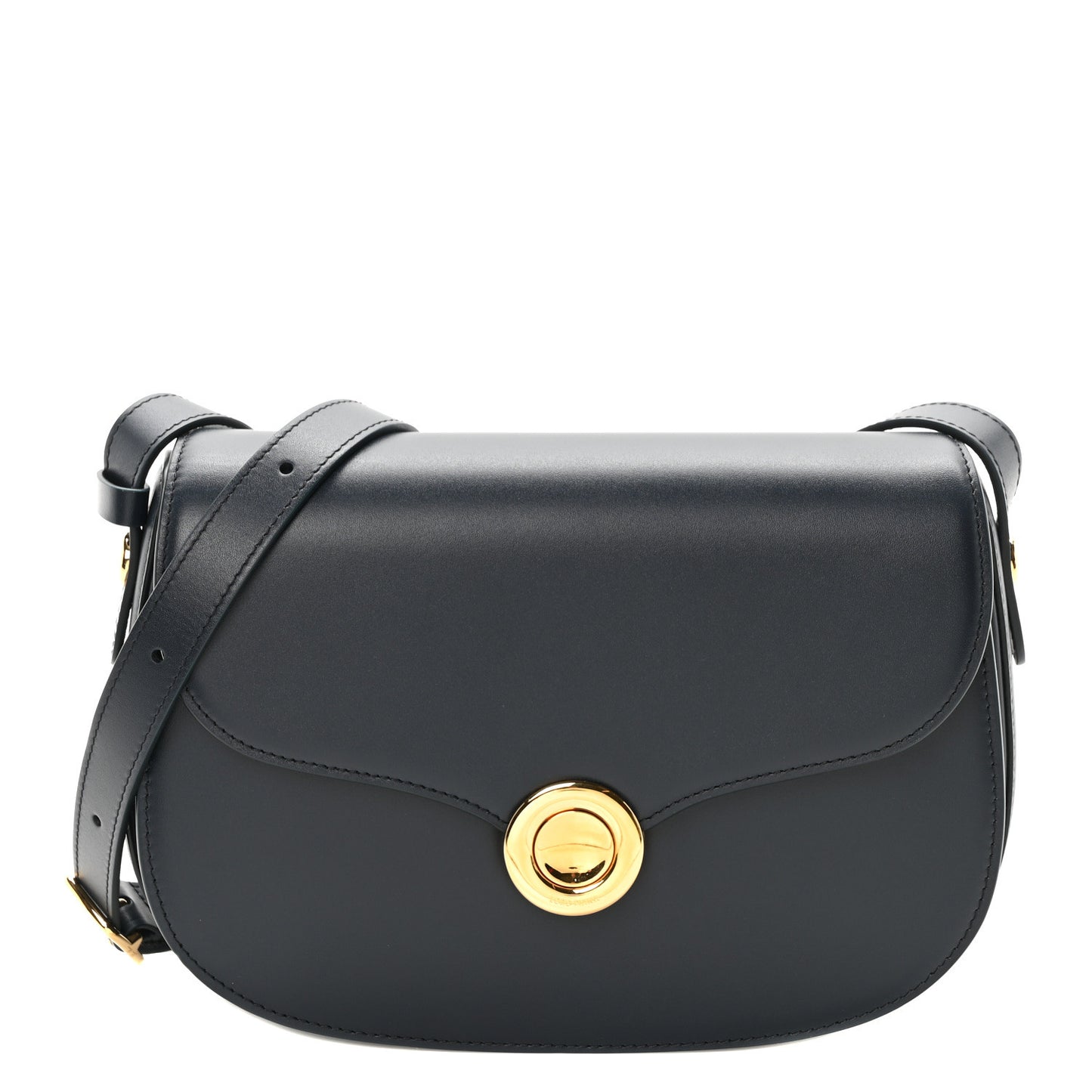 Smooth Calfskin Small Ghiera Bag Navy