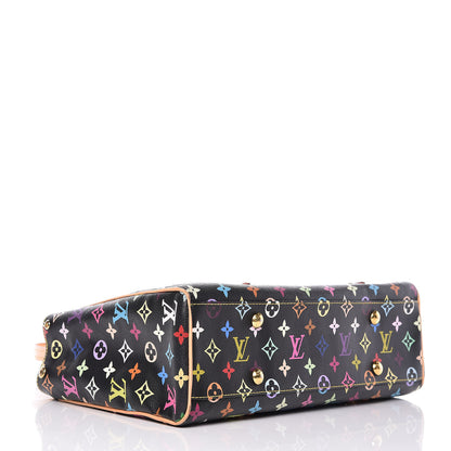 Louis Vuitton Monogram Multicolor Aurelia MM Black 4 of 12