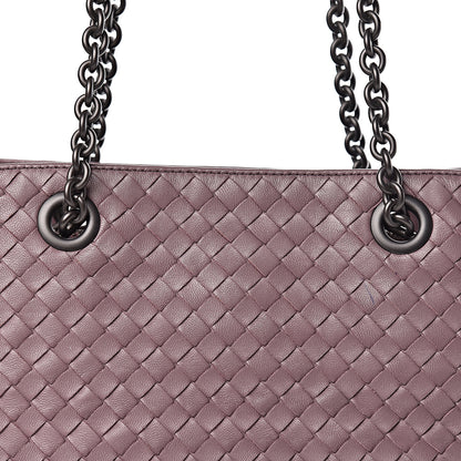 Bottega Veneta Nappa Intrecciato Medium Tote Violet 9 of 11