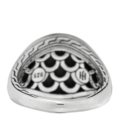 John Hardy Sterling Silver Sapphire Legends Naga Dragon Signet Ring 57 8 3 of 5