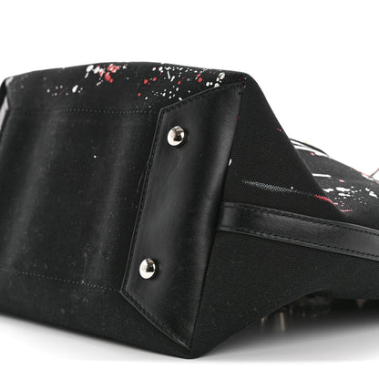 Christian Louboutin Canvas Printed Mini Frangibus Tote Black Multicolor 11 of 14