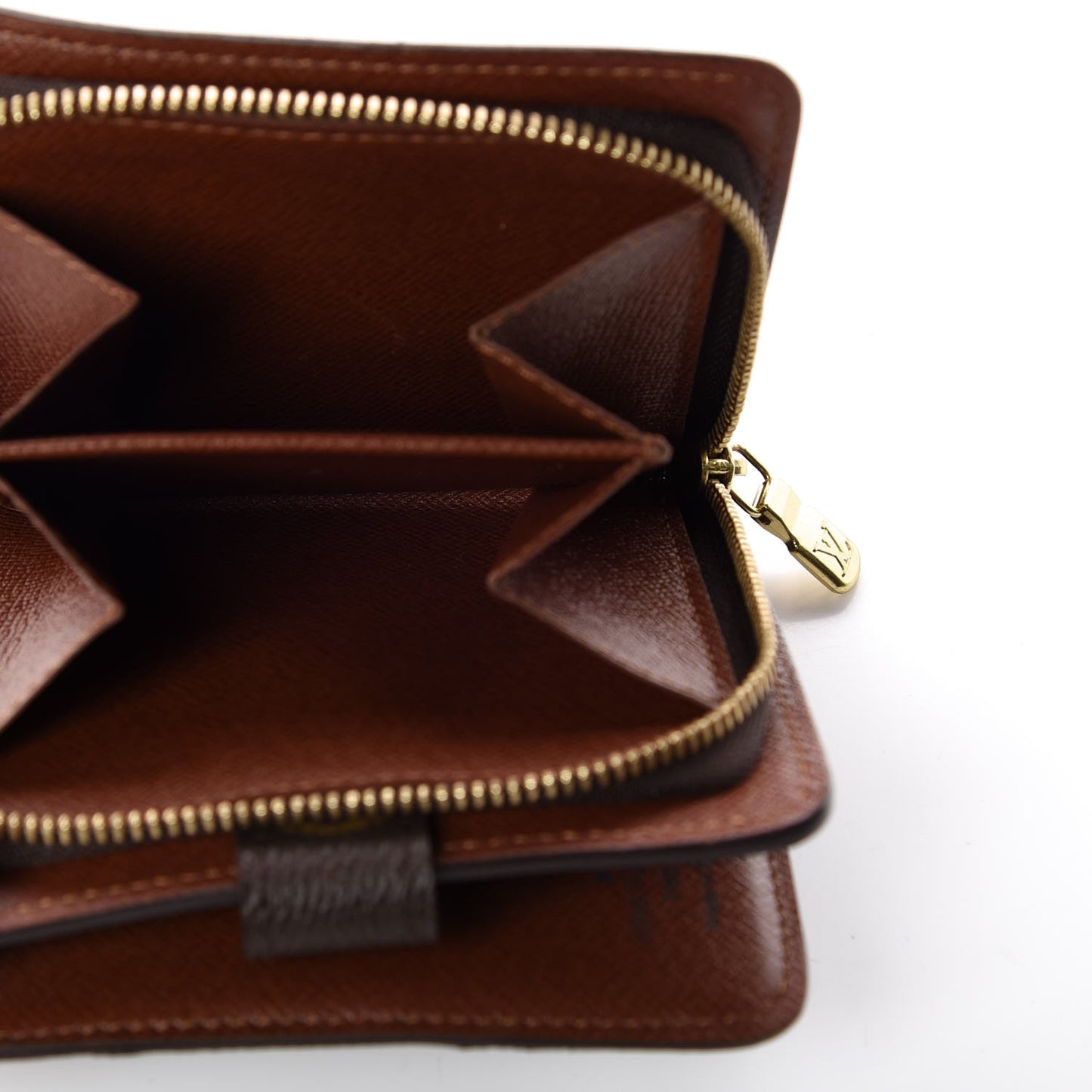 Monogram Compact Zippe Zipped Wallet