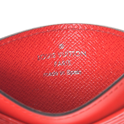 Louis Vuitton Epi Card Holder Coquelicot 6 of 7