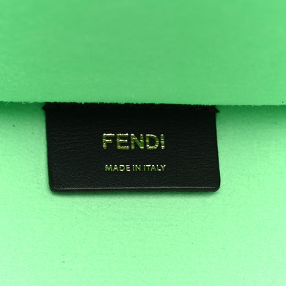 Fendi Vitello Plexiglass FF Embossed Medium Fendi Sunshine Shopper Tote Edamame 7 of 11