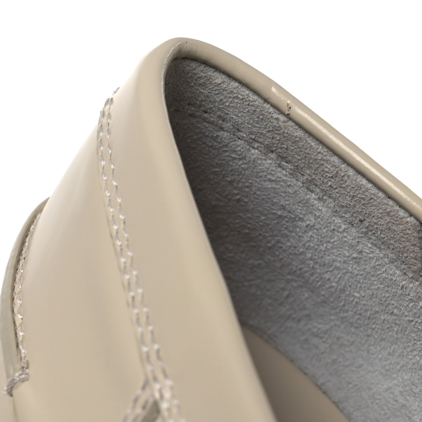 Vitello Abrasivato Fendigraphy 50mm Loafers 40 Blanco Babe