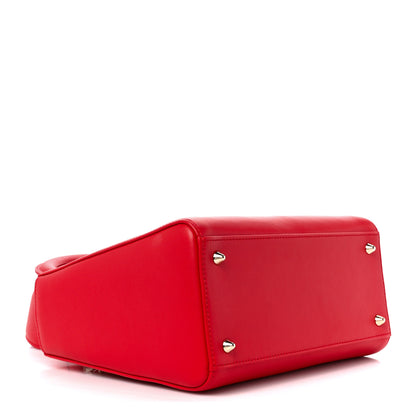 Christian Dior Calfskin Niki De Saint Phalle Medium Supple Lady Dior Red 5 of 11