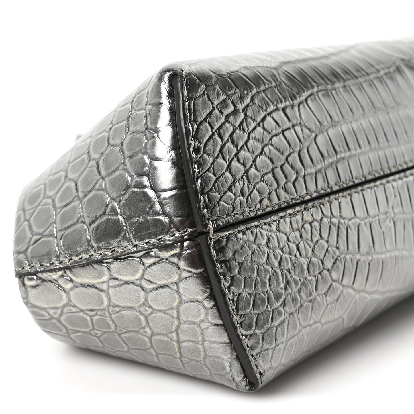 Crocodile Small Fendi First Silver