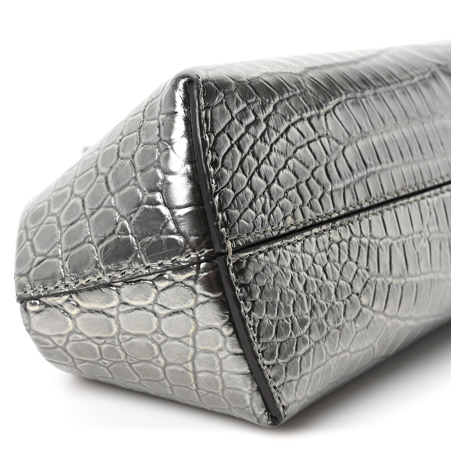Fendi Crocodile Small Fendi First Silver 9 of 10