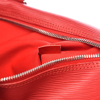 Louis Vuitton Epi Keepall 45 Castillan Red 7 of 17