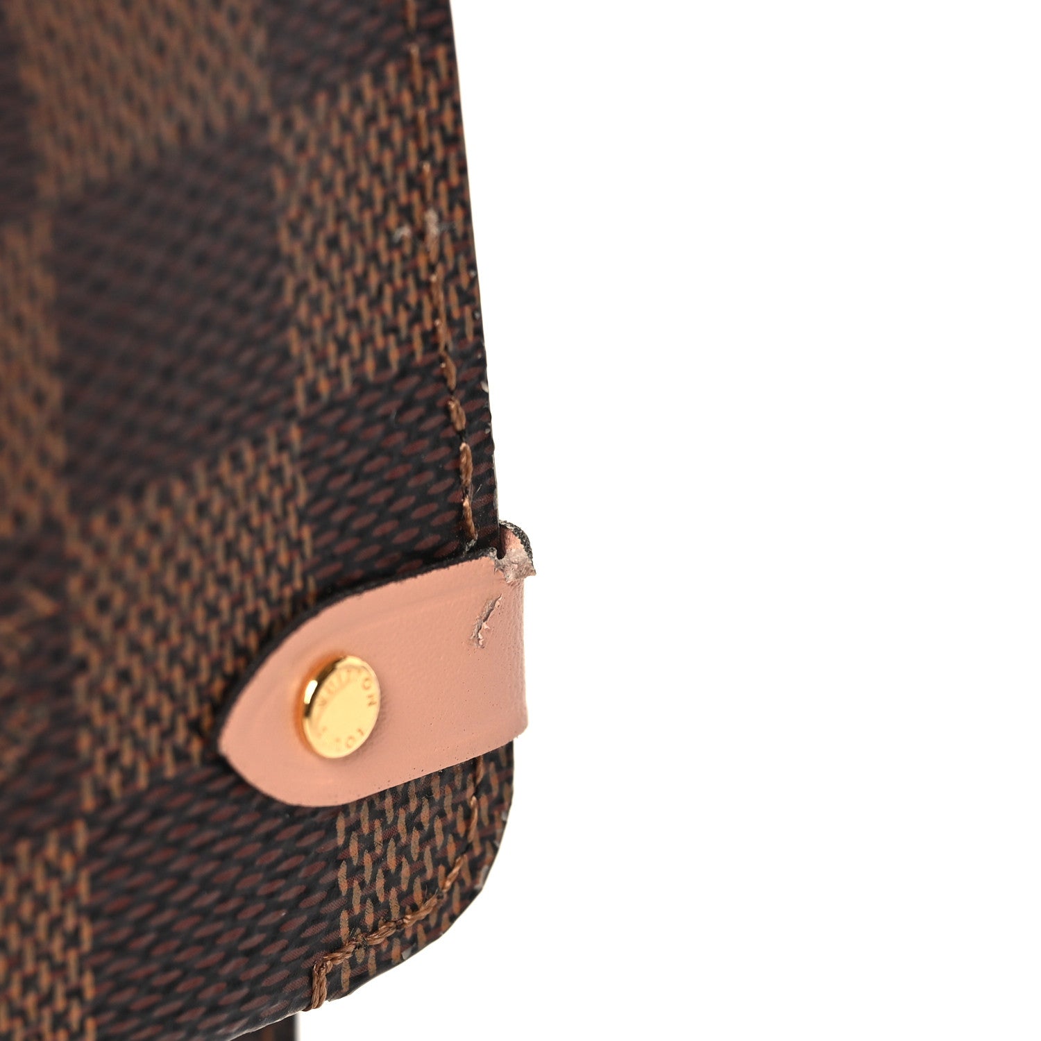 Louis Vuitton Damier Ebene Vavin Chain Wallet Creme 10 of 10