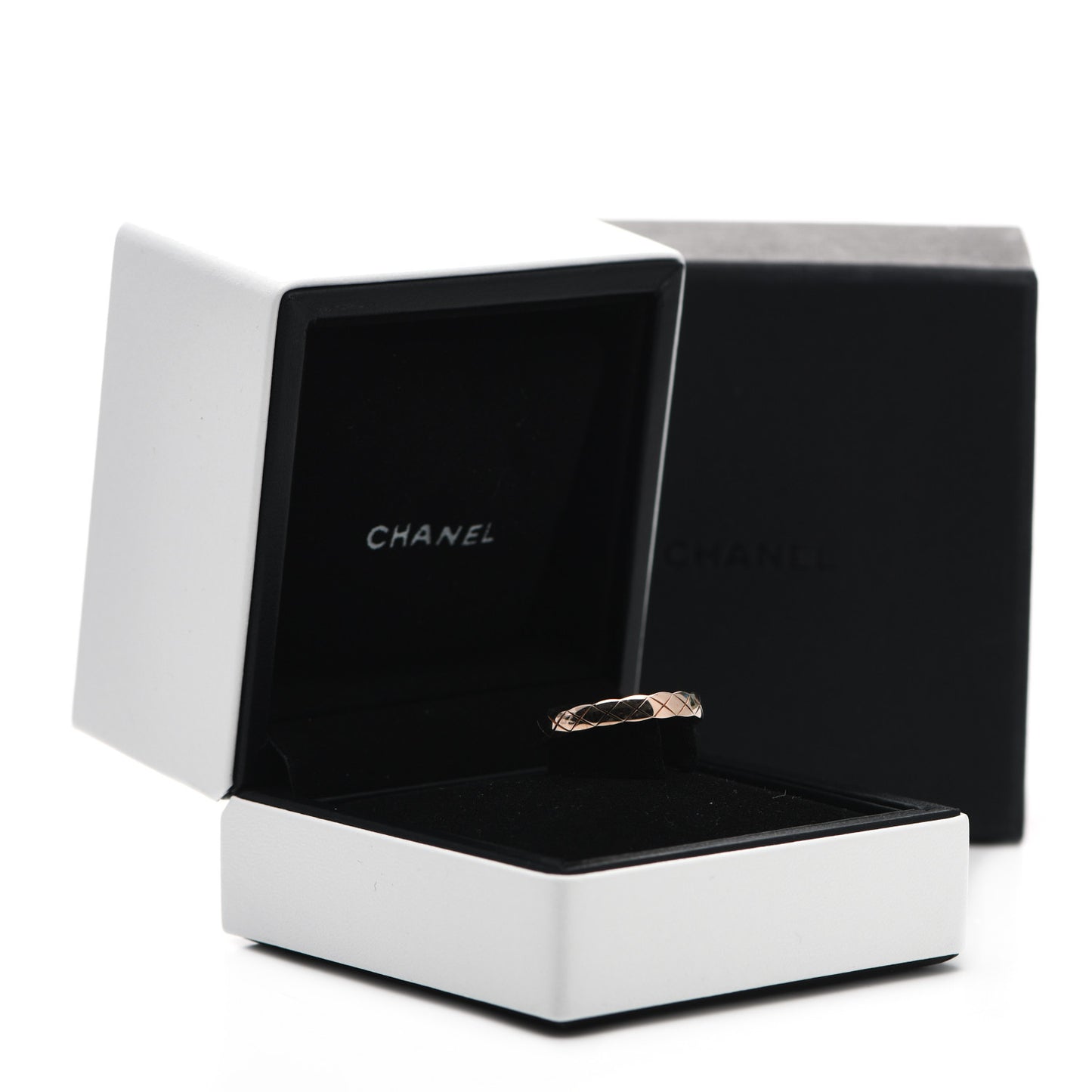 18K Beige Gold Mini Coco Crush Ring 53 6.25