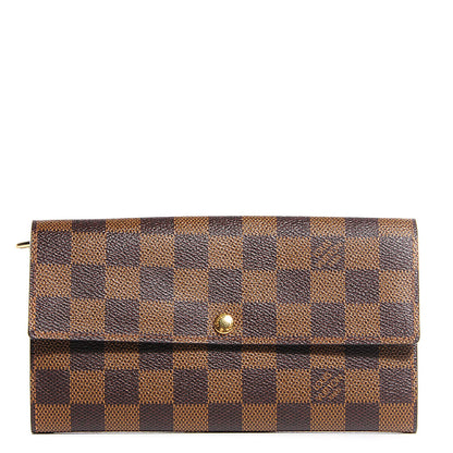 Louis Vuitton Damier Ebene Sarah Wallet 1 of 7