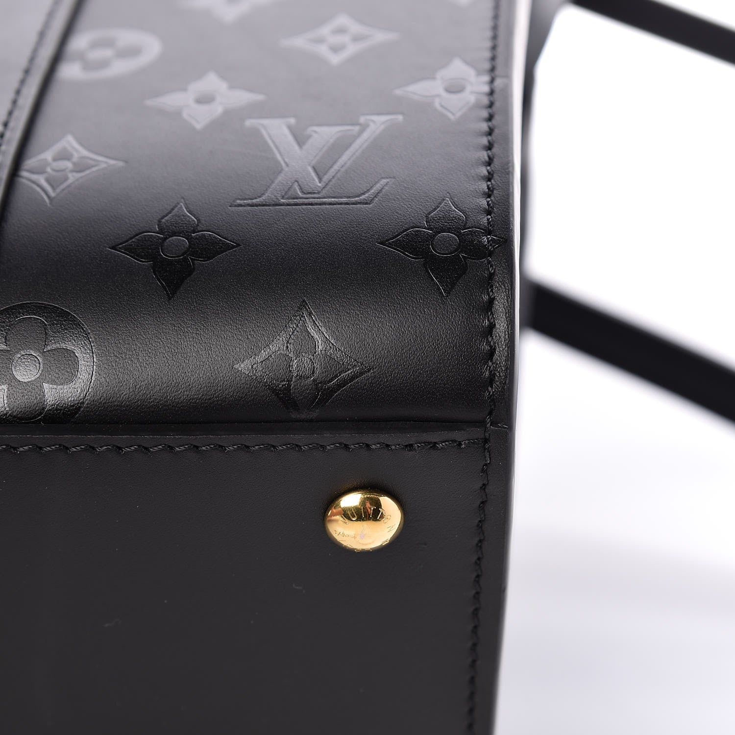 Louis Vuitton Monogram Cuir Plume Very Tote MM Black 11 of 11