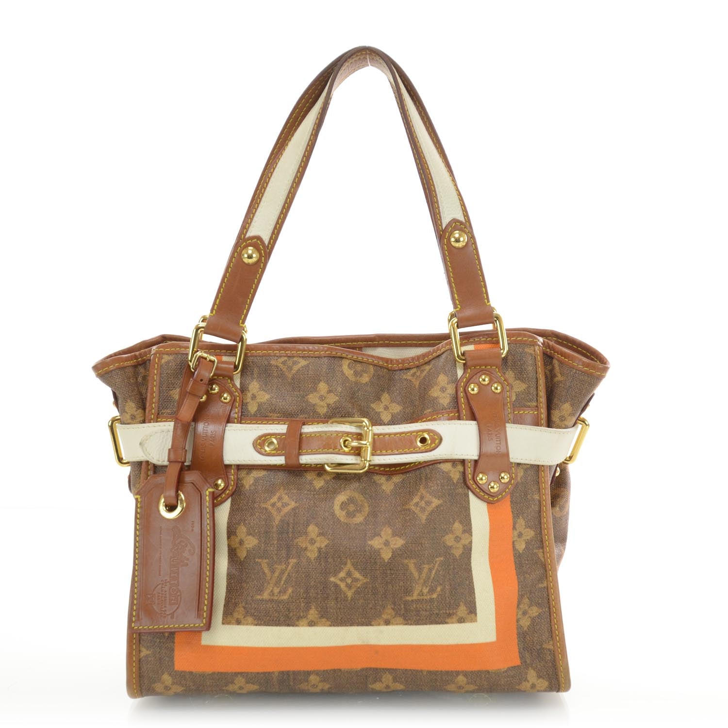 Louis Vuitton Monogram Rayures Tisse Sac PM 1 of 9