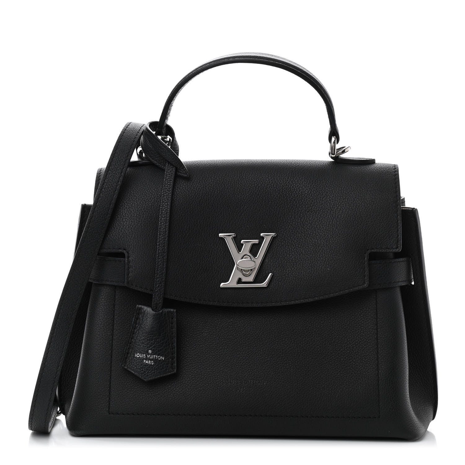 Louis Vuitton Calfskin Lockme Ever BB Black 1 of 11