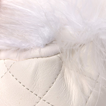Chanel Feathers Lambskin Quilted Flap White 8 of 14