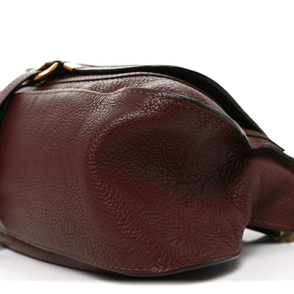 Chloe Calfskin Large Marcie Satchel Garnet 9 of 9